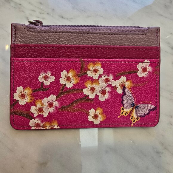 Brighton NWT Kyoto in Bloom Mini Card Coin Purse - Picture 1 of 6